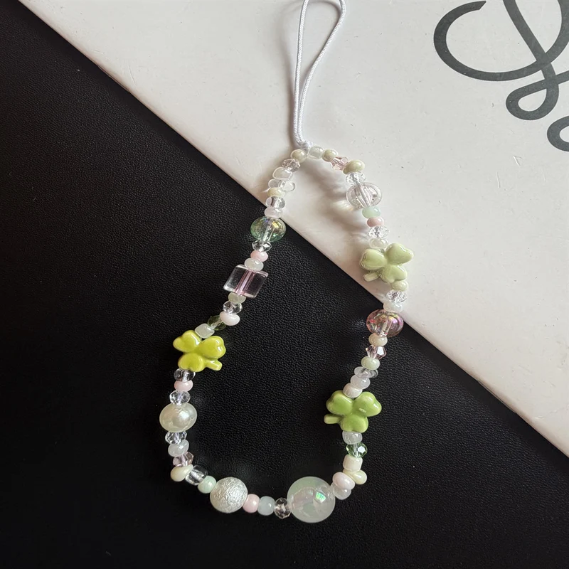 Farbige Charm Perlen Halskette Karnz