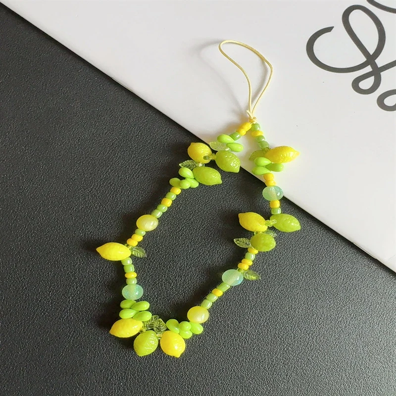 Farbige Charm Perlen Halskette Karnz
