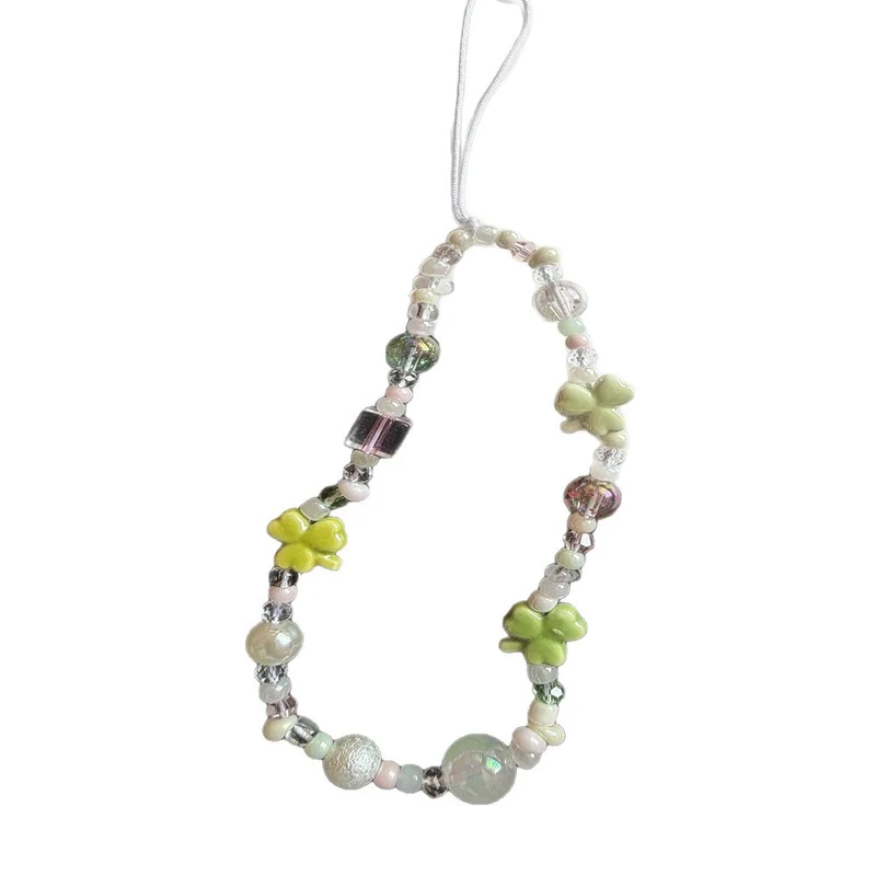 Farbige Charm Perlen Halskette Karnz