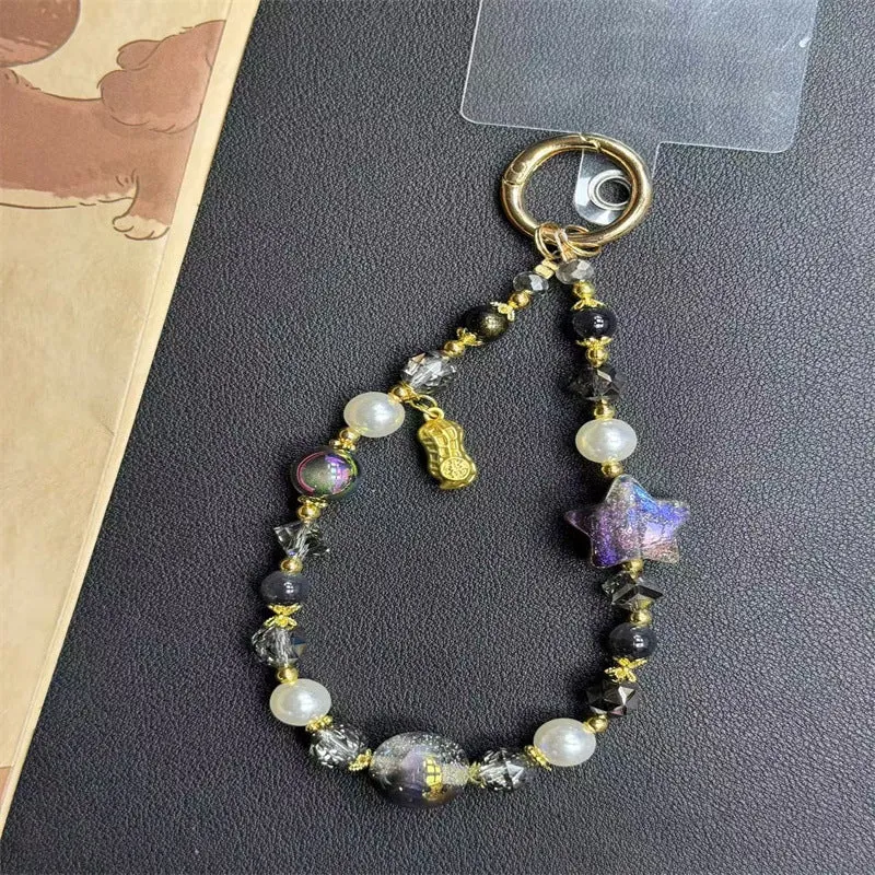 Bunte Charm Perlen Schlüsselanhänger Karnz