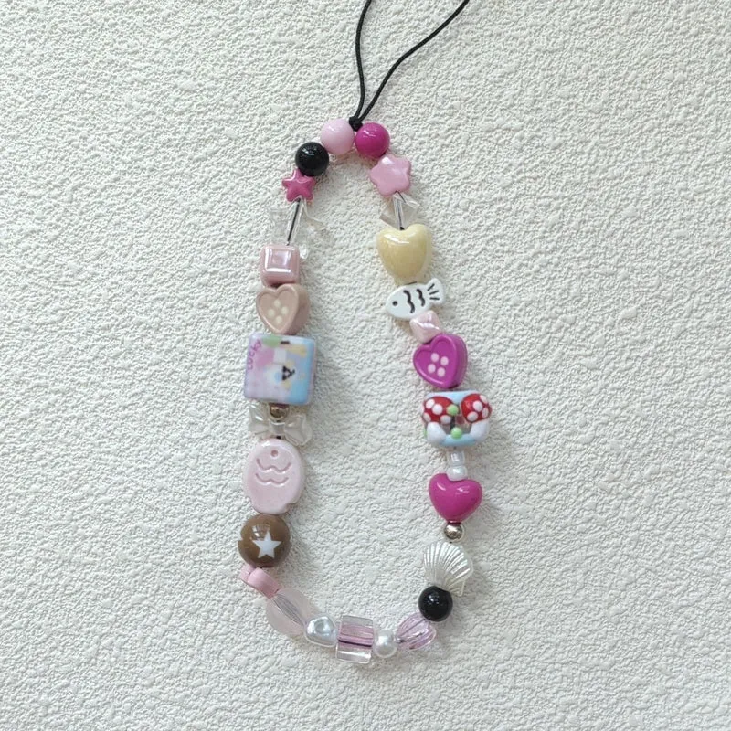 Farbenfroher Charm Perlen Brillenband Karnz