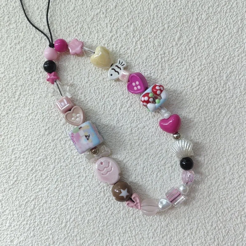 Farbenfroher Charm Perlen Brillenband Karnz