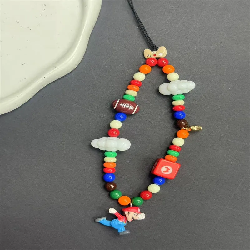Bunte Charakter-Themen Perlen-Lanyard Karnz