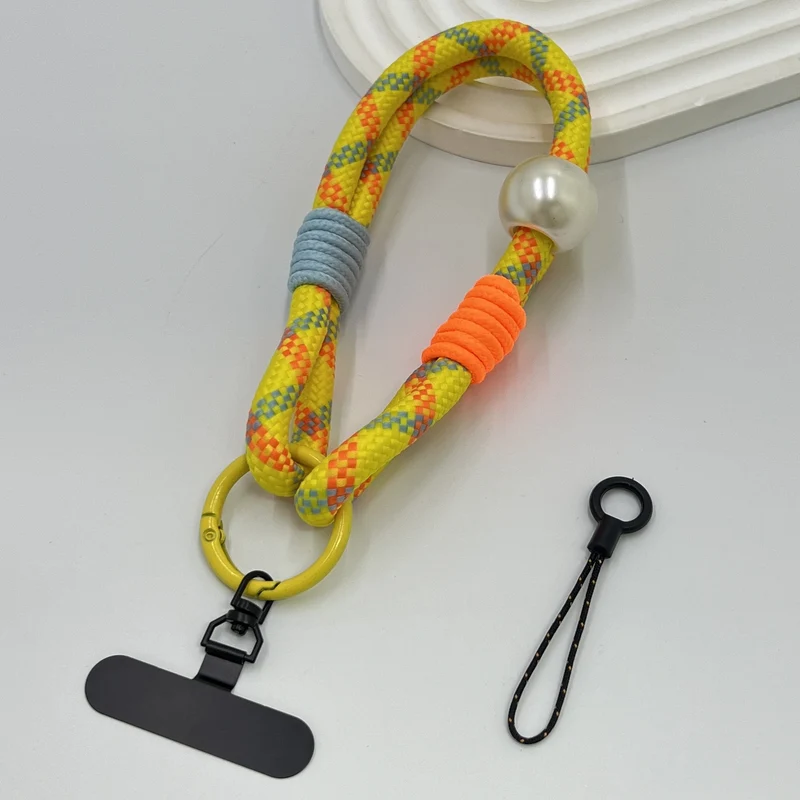 Farbenfrohes geflochtenes Handy-Lanyard-Halter Karnz