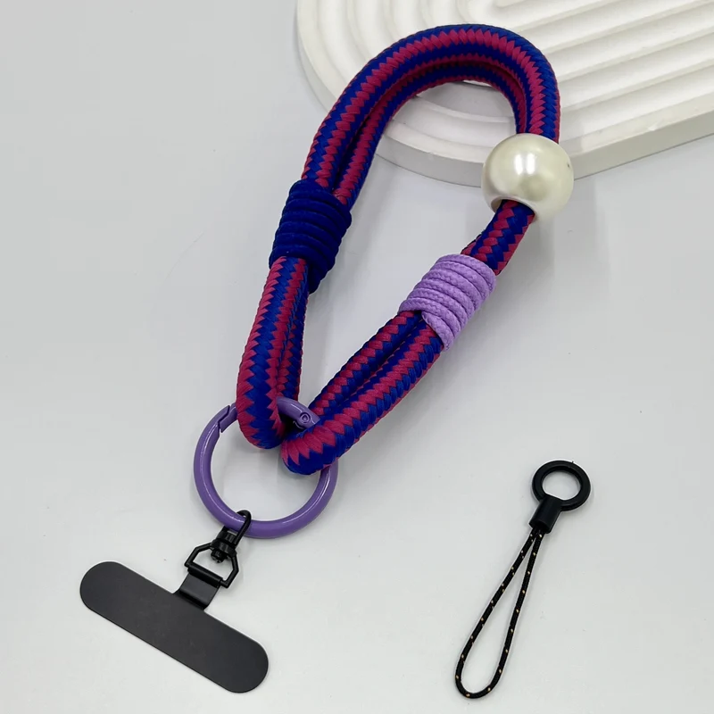 Farbenfrohes geflochtenes Handy-Lanyard-Halter Karnz