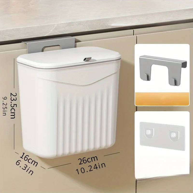 Platzsparender Mülleimer für Küche & Bad