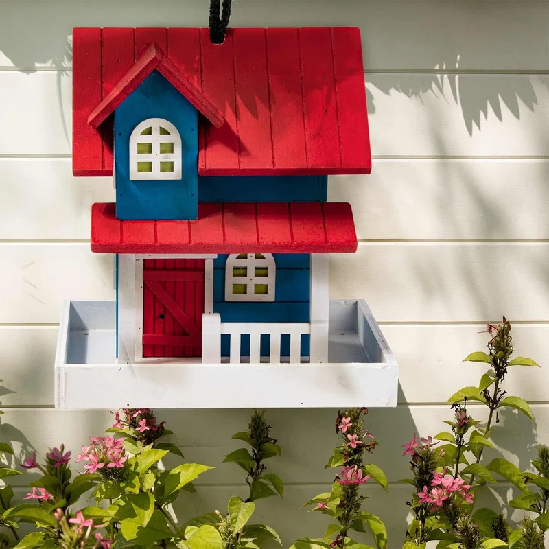 Luxus Vogelhaus im Landhaus-Stil - Fertig montiertes Futterhaus