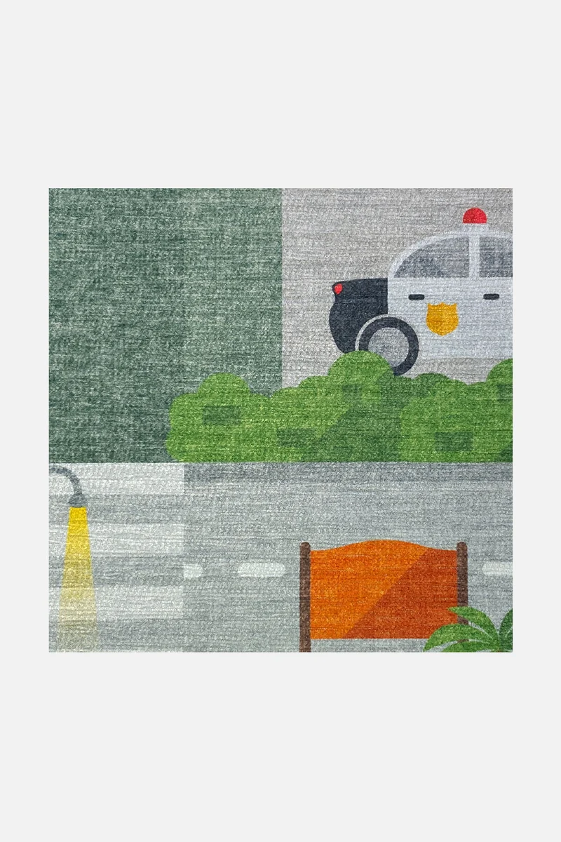 Spielteppich Straßen Bunt