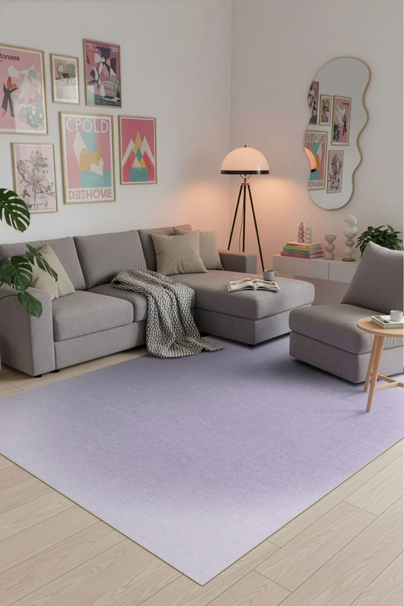 Aura Lavendel Teppich