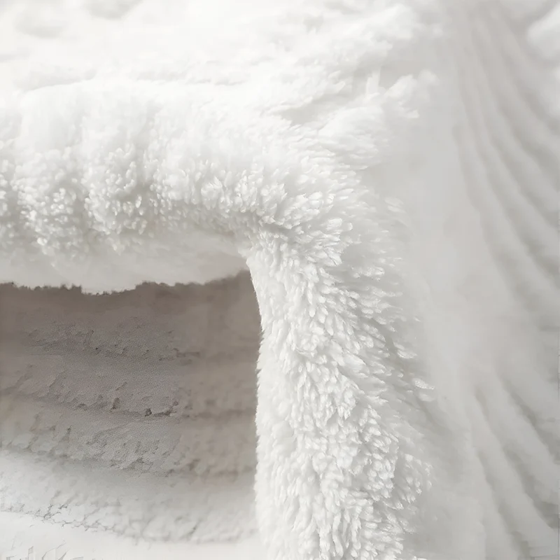 Extra Dicke Rutschfeste Badematte mit Gestreiftem Design - Weich und Hoch Absorbierend für das Badezimmer