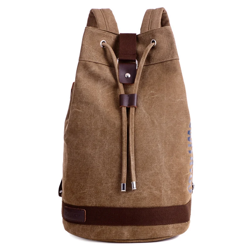 Trendy Canvas Drawstring Backpack Stornfield