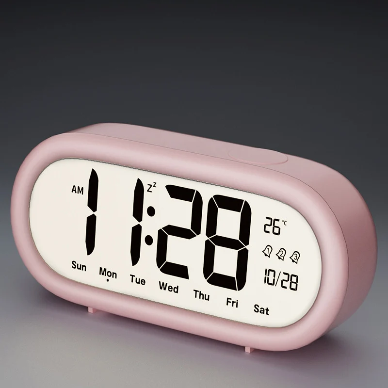 Digitaler Wecker mit Temperaturanzeige und Alarmfunktion Karnz