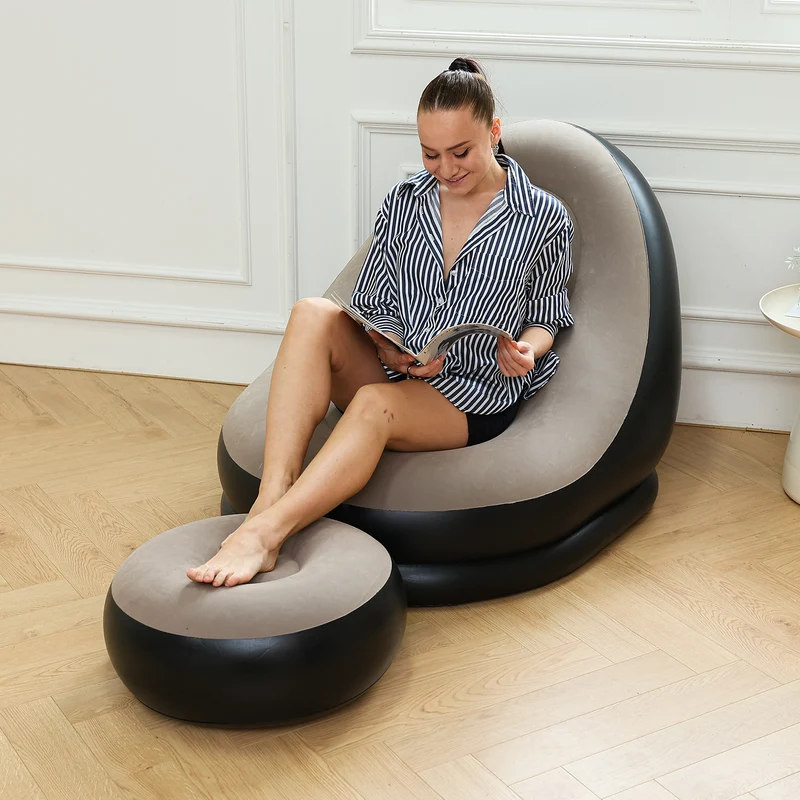 Damen Aufblasbares Komfort-Sofa mit ergonomischer Rückenlehne Karnz