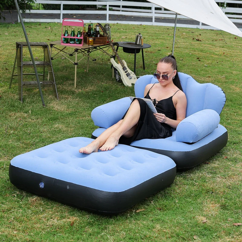 Damen Aufblasbares Komfort-Sofa mit ergonomischer Rückenlehne Karnz