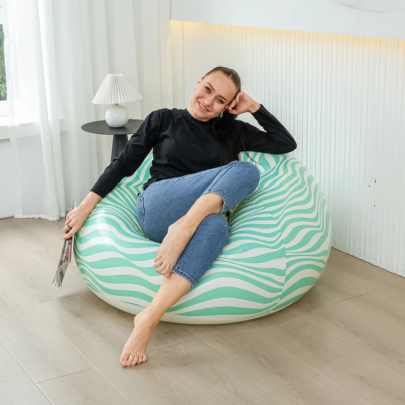 Damen Aufblasbares Komfort-Sofa mit ergonomischer Rückenlehne Karnz