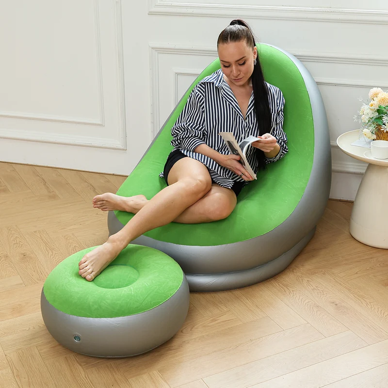 Damen Aufblasbares Komfort-Sofa mit ergonomischer Rückenlehne Karnz