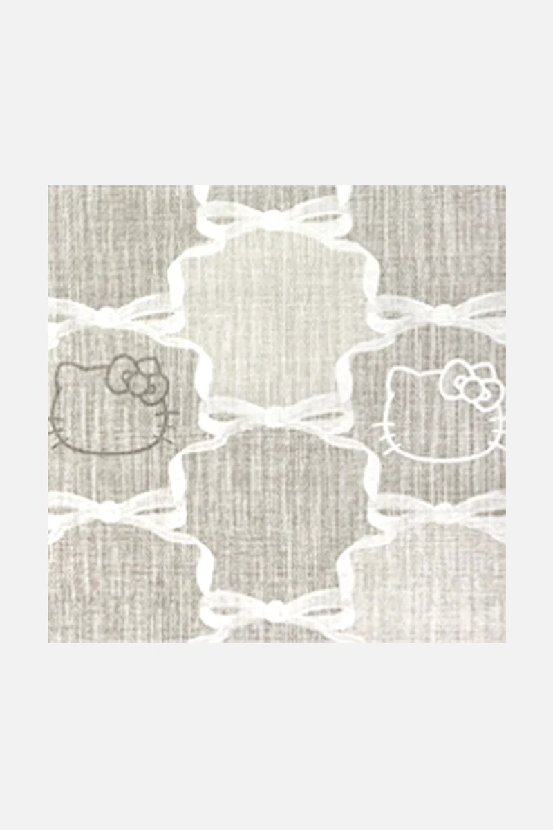 Hello Kitty Trellis Taupe Teppich