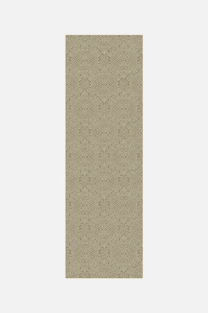 Schneeflocke Zimt Teppich