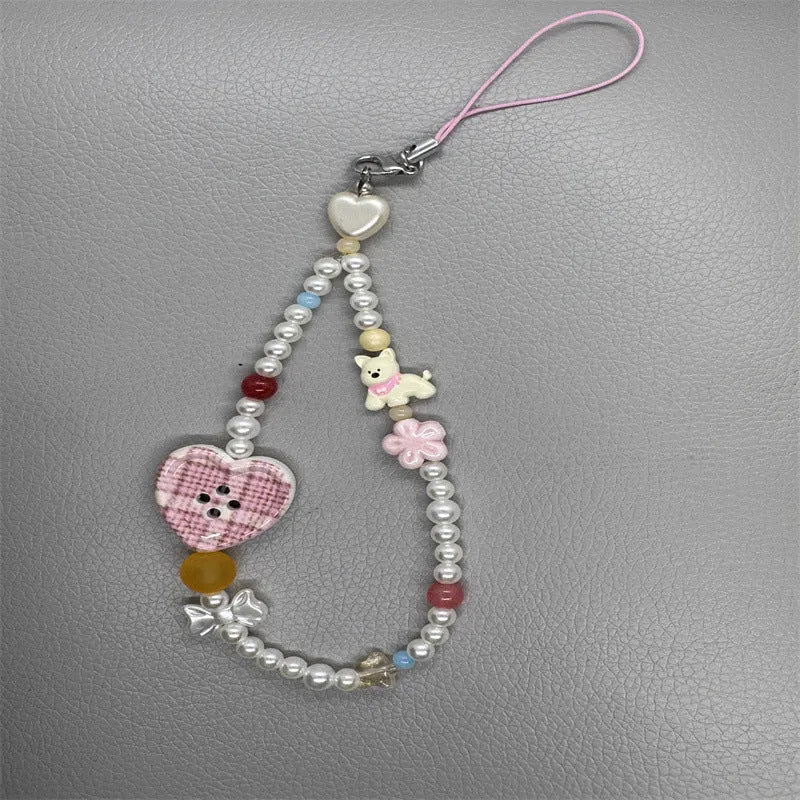 Perlen Handy Charme Halter Karnz
