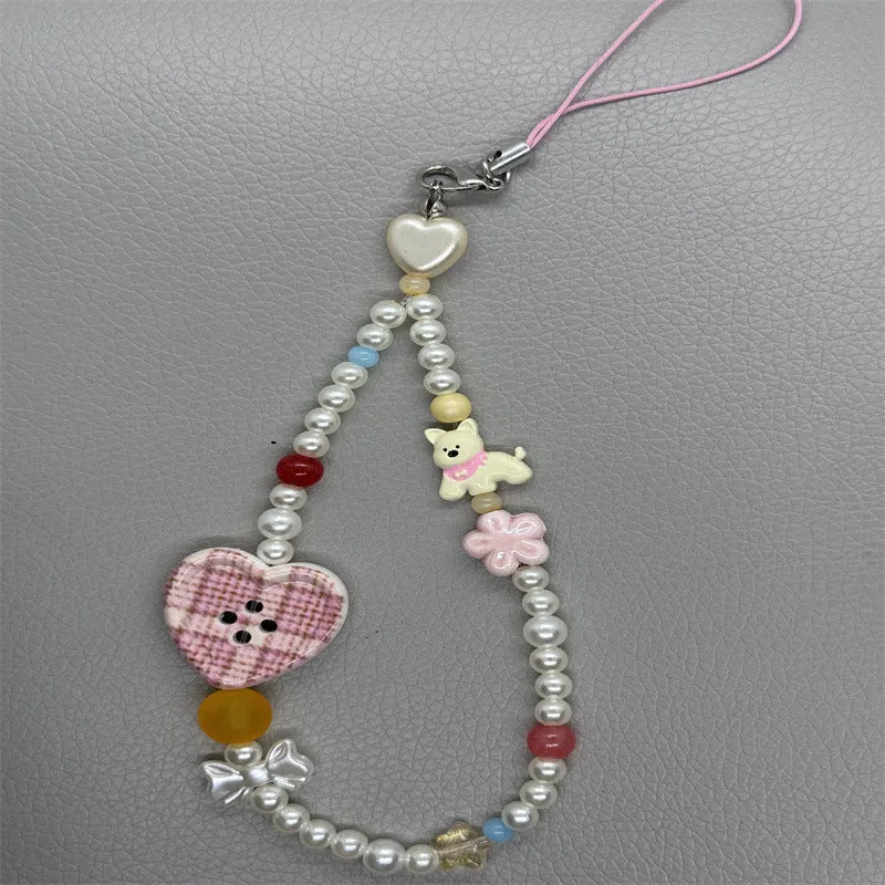 Perlen Handy Charme Halter Karnz