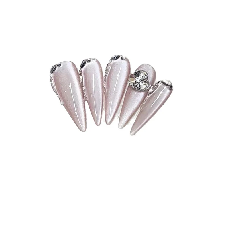 Elegant Stiletto Press-On Nail Set Stornfield