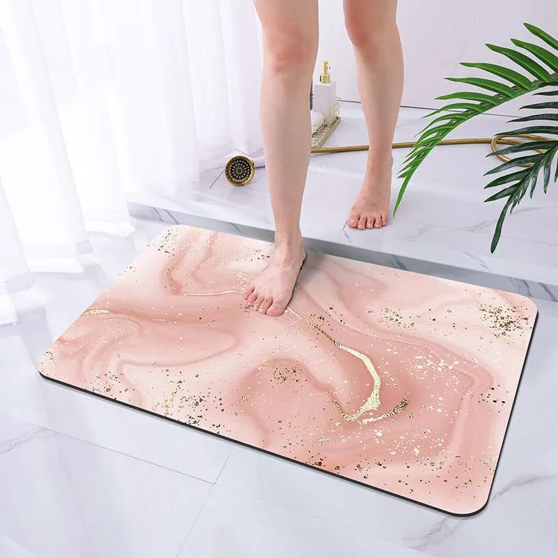 Luxuriöse Marmor-Design-Badematte