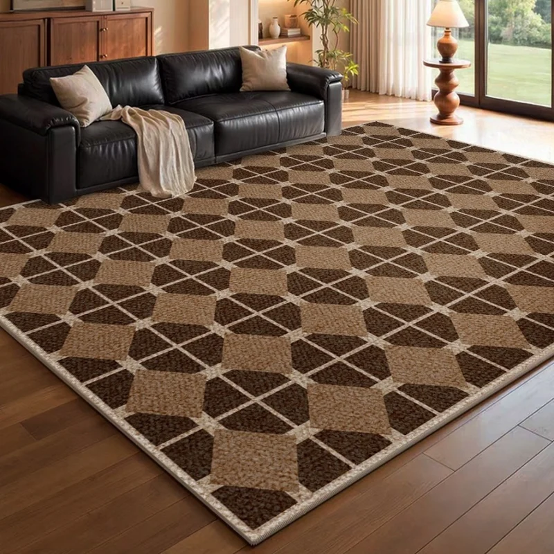 Geometrisch gemusterter Teppich