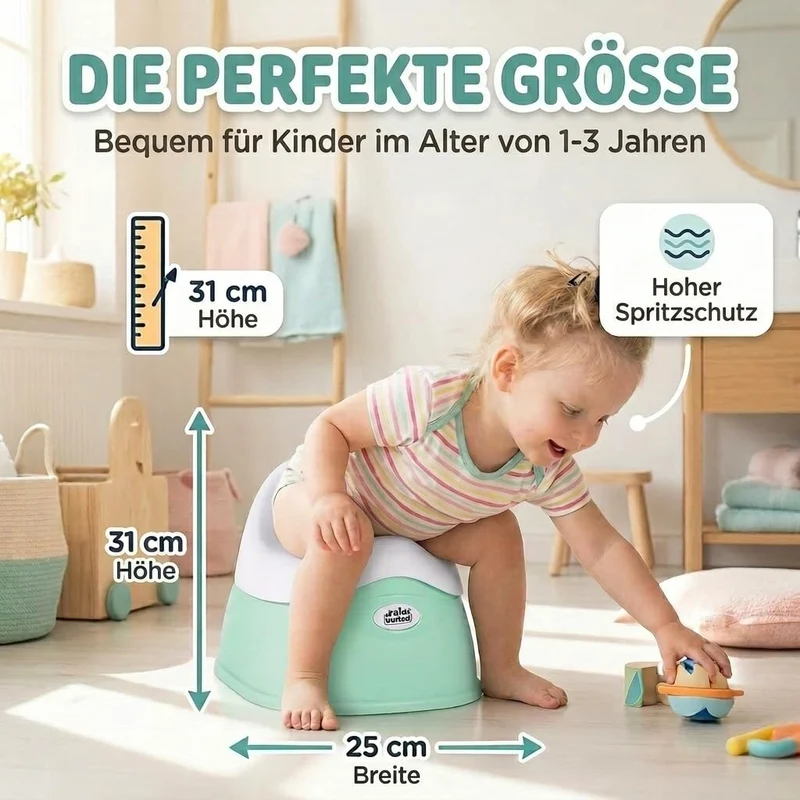 all Kids United Baby-Übungstöpfchen - Ergonomischer Toiletten-Trainer