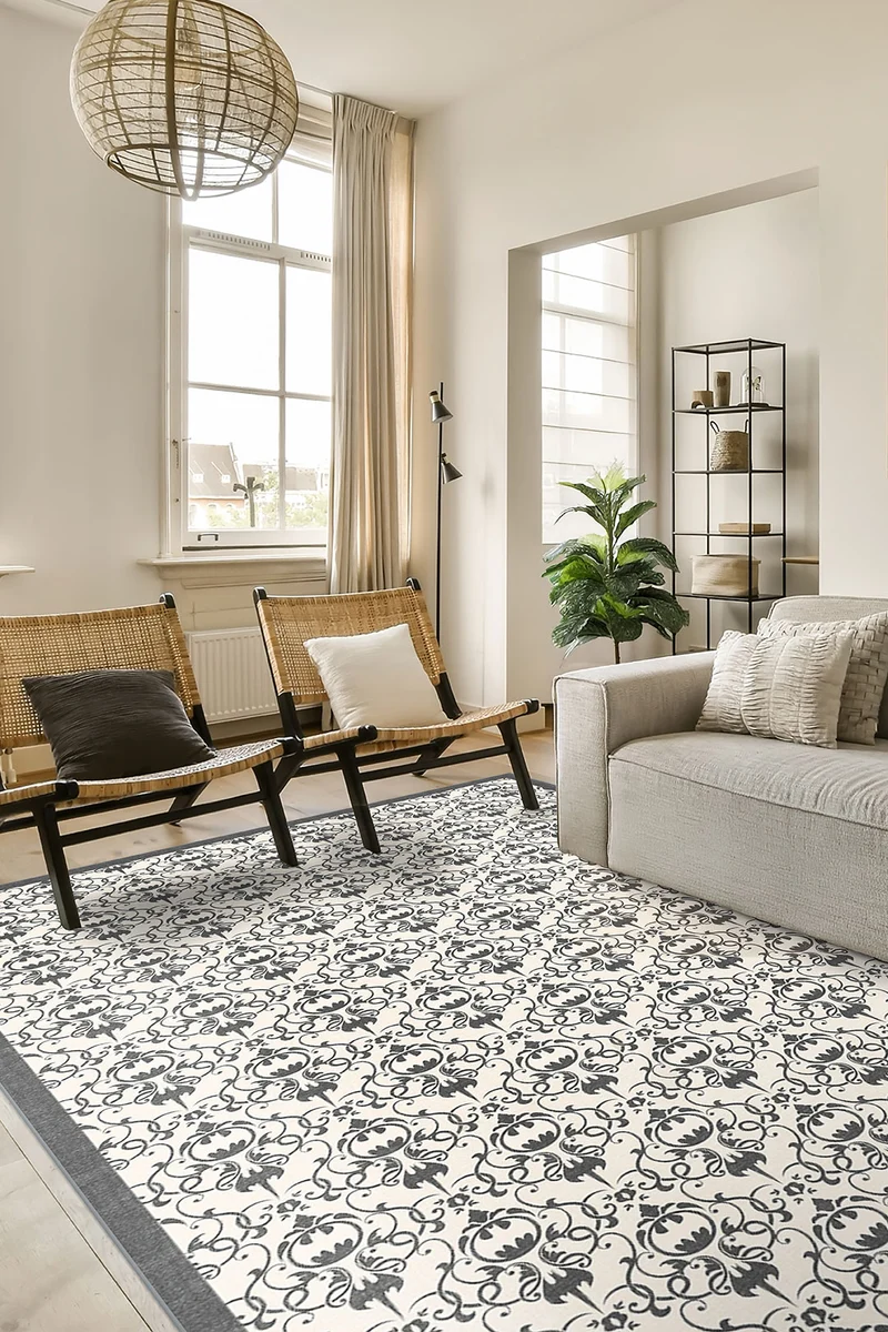 Batman™ Damast Sand Teppich