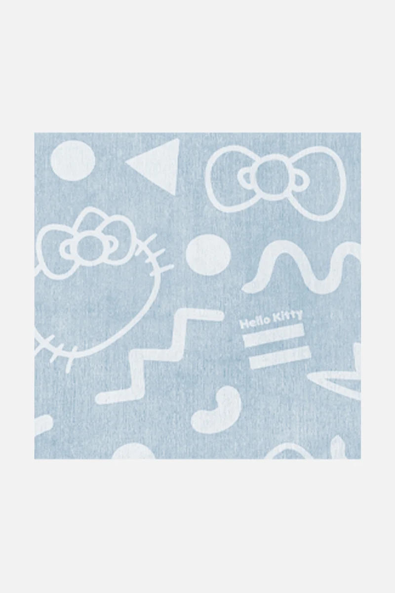 Hello Kitty Comic Rauchblau Teppich