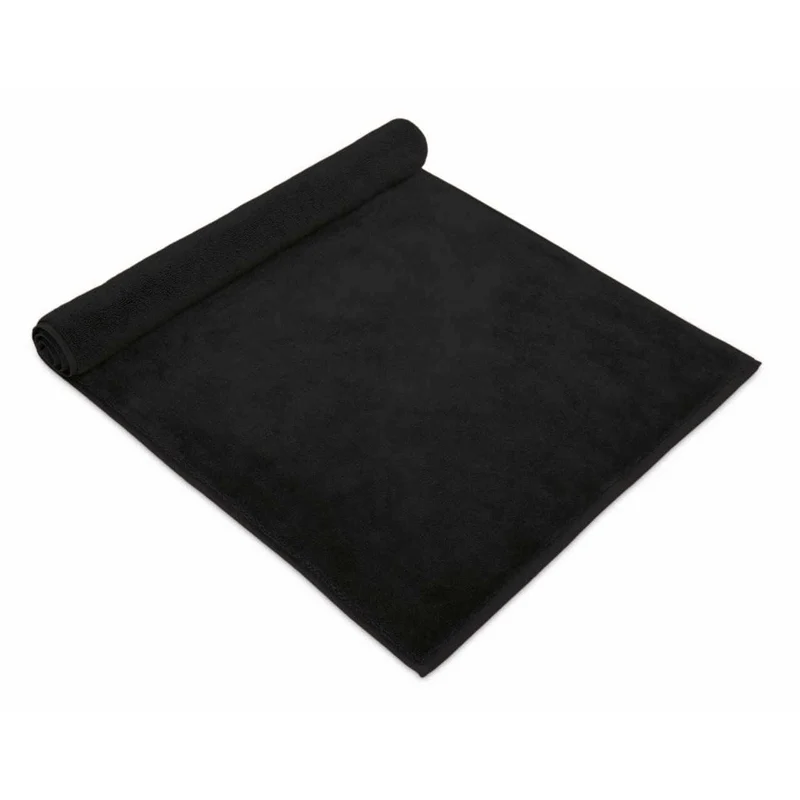 möve Badteppich Uni Bamboo Luxe Schwarz