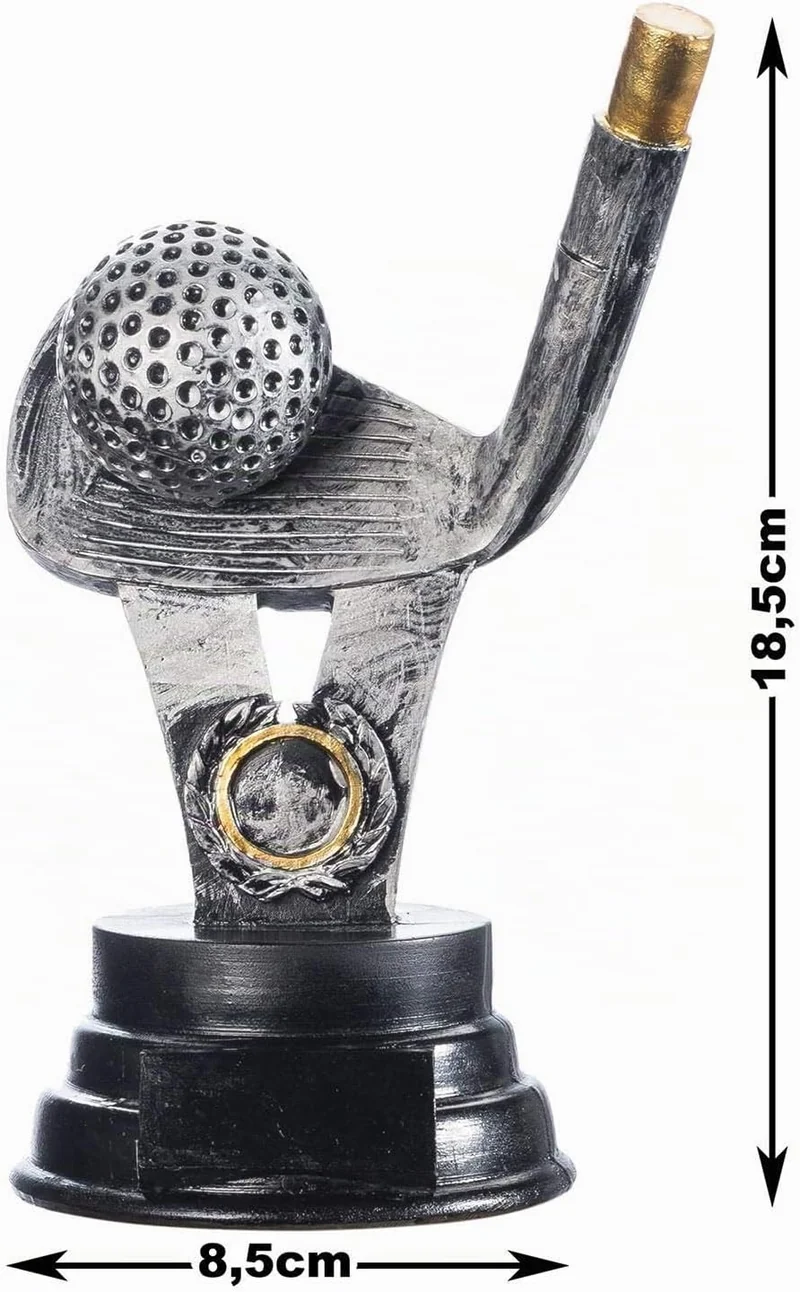 Golf-Siegerpokal 18cm – Personalisierbare Golf-Trophäe für Gewinner