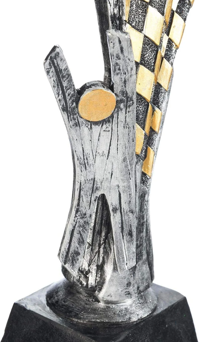 Motorsport Sieger-Pokal - 36cm Goldene Gokart Trophäe