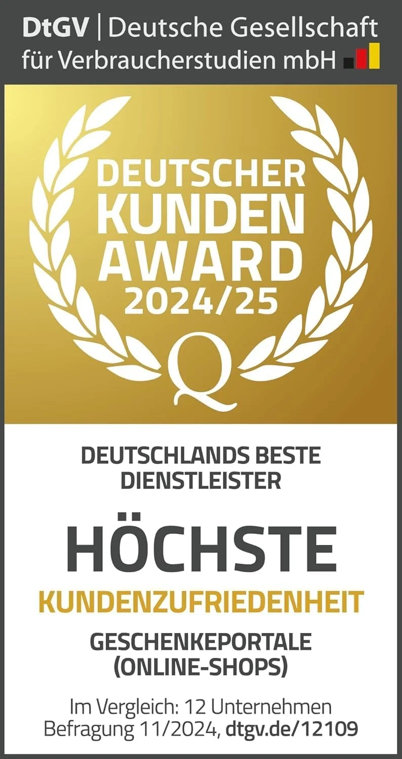 Siegerpokal mit Deckel 36 cm – Goldene Trophäe für Turniere
