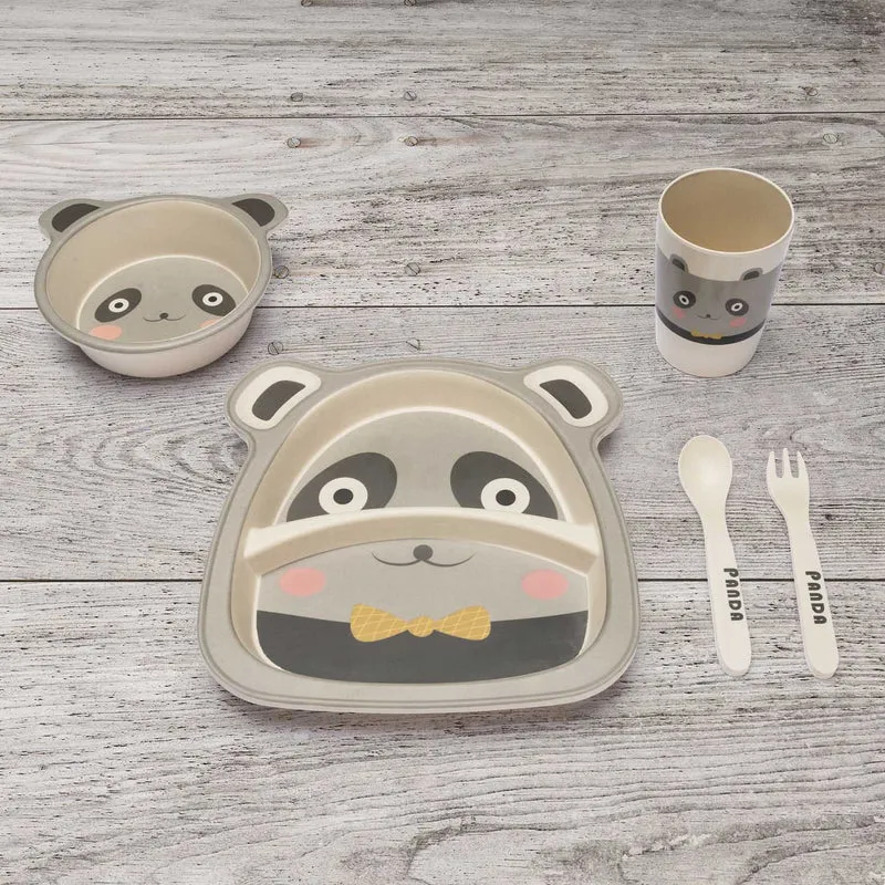 Kindergeschirr - Praktisches Kindergeschirr-Set - Panda