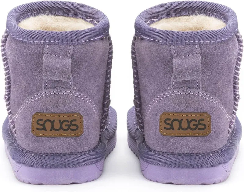 Snugs Kinder Lammfellstiefel – Warme Winterstiefel aus Rauleder