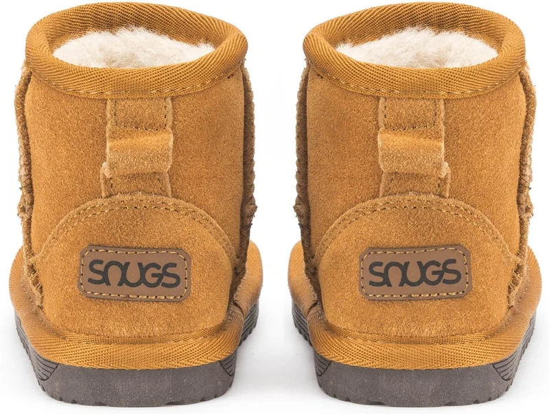 Snugs Kinder Lammfellstiefel – Warme Winterstiefel aus Rauleder