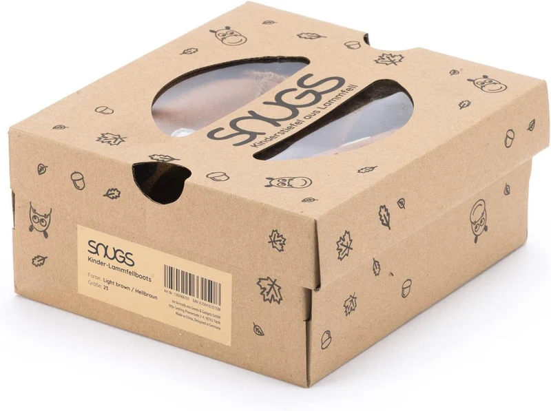 Snugs Kinder Lammfellstiefel – Warme Winterstiefel aus Rauleder