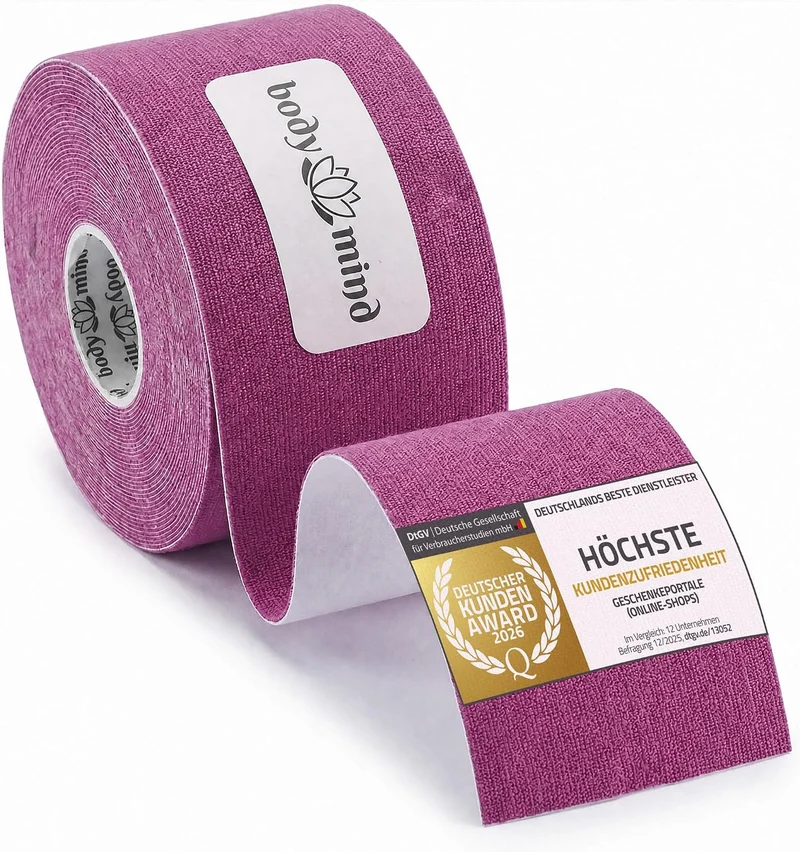 Kinesiologie-Tape 2,5cm - Elastisches Sporttape für Physiotherapie