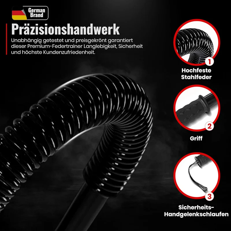 Königsfeder-Biegehantel – Effektiver Armtrainer für Krafttraining