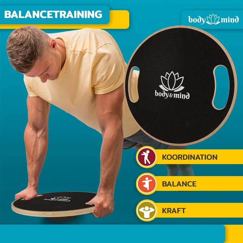Balance-Board Deluxe – Stabiles Wackelbrett für Core & Fitness