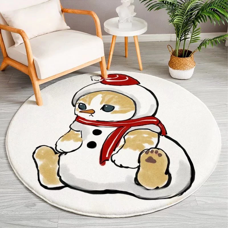 Cartoon-Themed Round Area Rug Stornfield