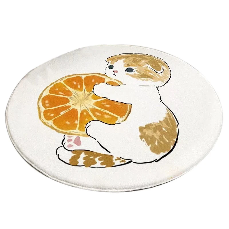 Cartoon-Themed Round Area Rug Stornfield