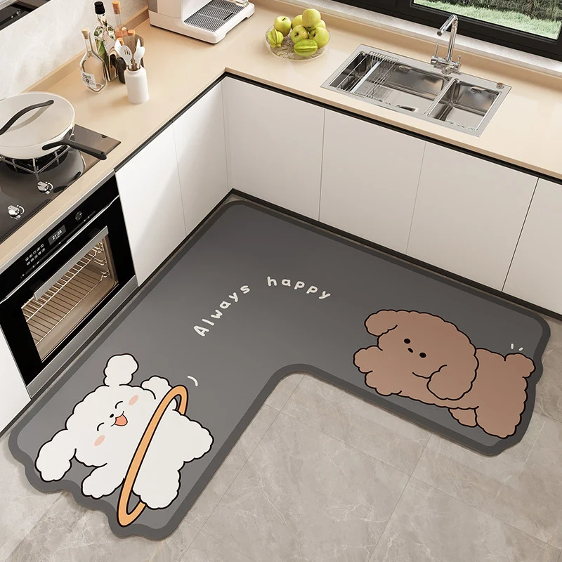 Cartoon-Themed Kitchen Mat Stornfield