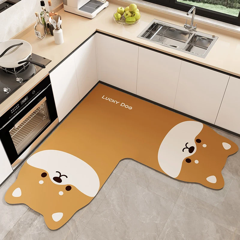 Cartoon-Themed Kitchen Mat Stornfield