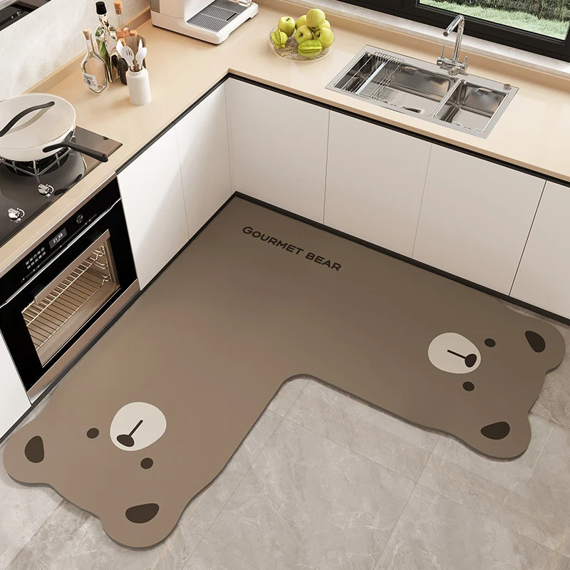 Cartoon-Themed Kitchen Mat Stornfield