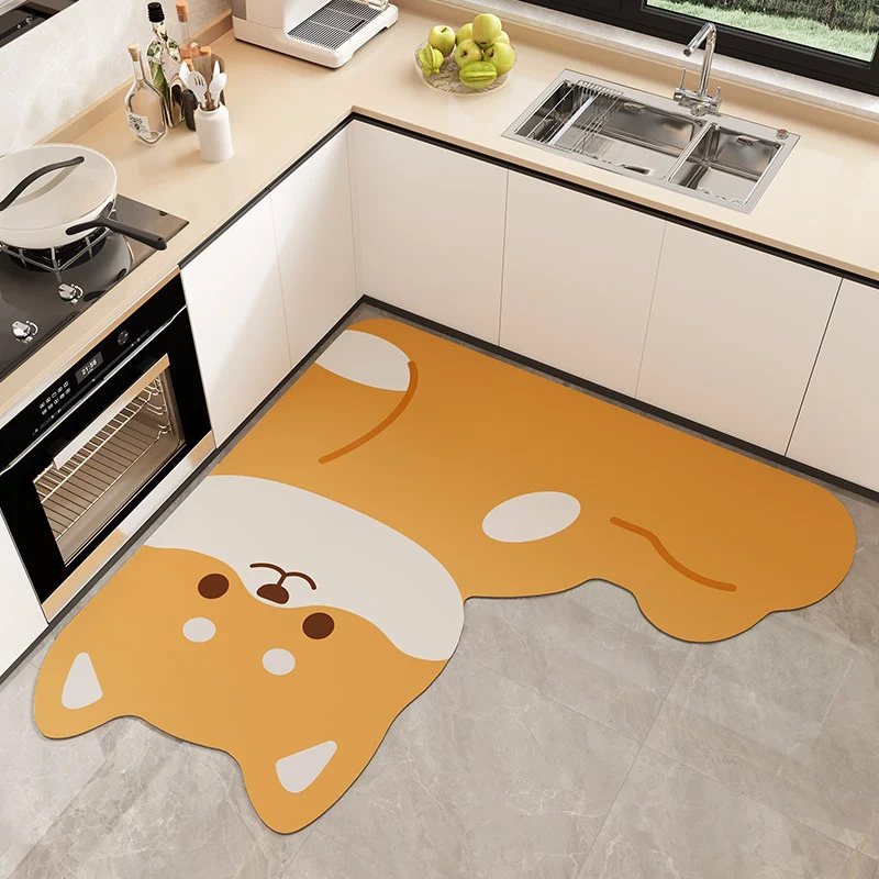 Cartoon-Themed Kitchen Mat Stornfield
