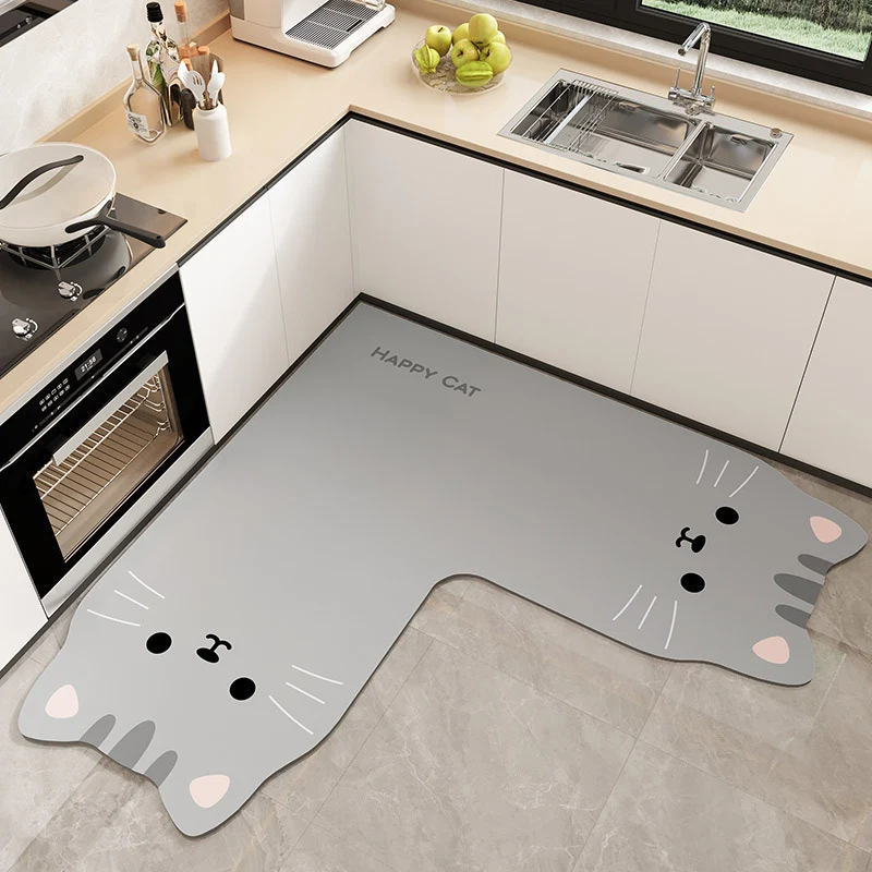 Cartoon-Themed Kitchen Mat Stornfield