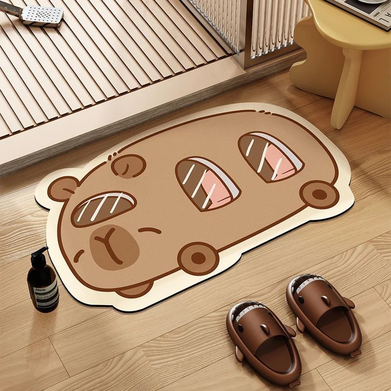 Cartoon-Themed Indoor Bath Mat Stornfield