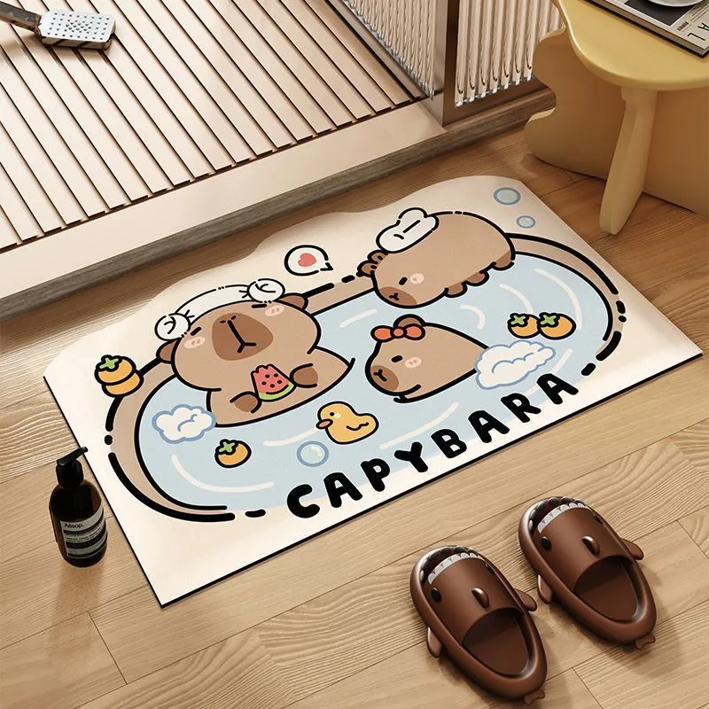 Cartoon-Themed Indoor Bath Mat Stornfield